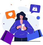 mobile-commerce-modern-flat-concept-for-web-banner-design-woman-with-shopping-bags-browses-assortment-of-store-using-application-and-makes-purchases-illustration-with-isolated-people-scene-free-vector